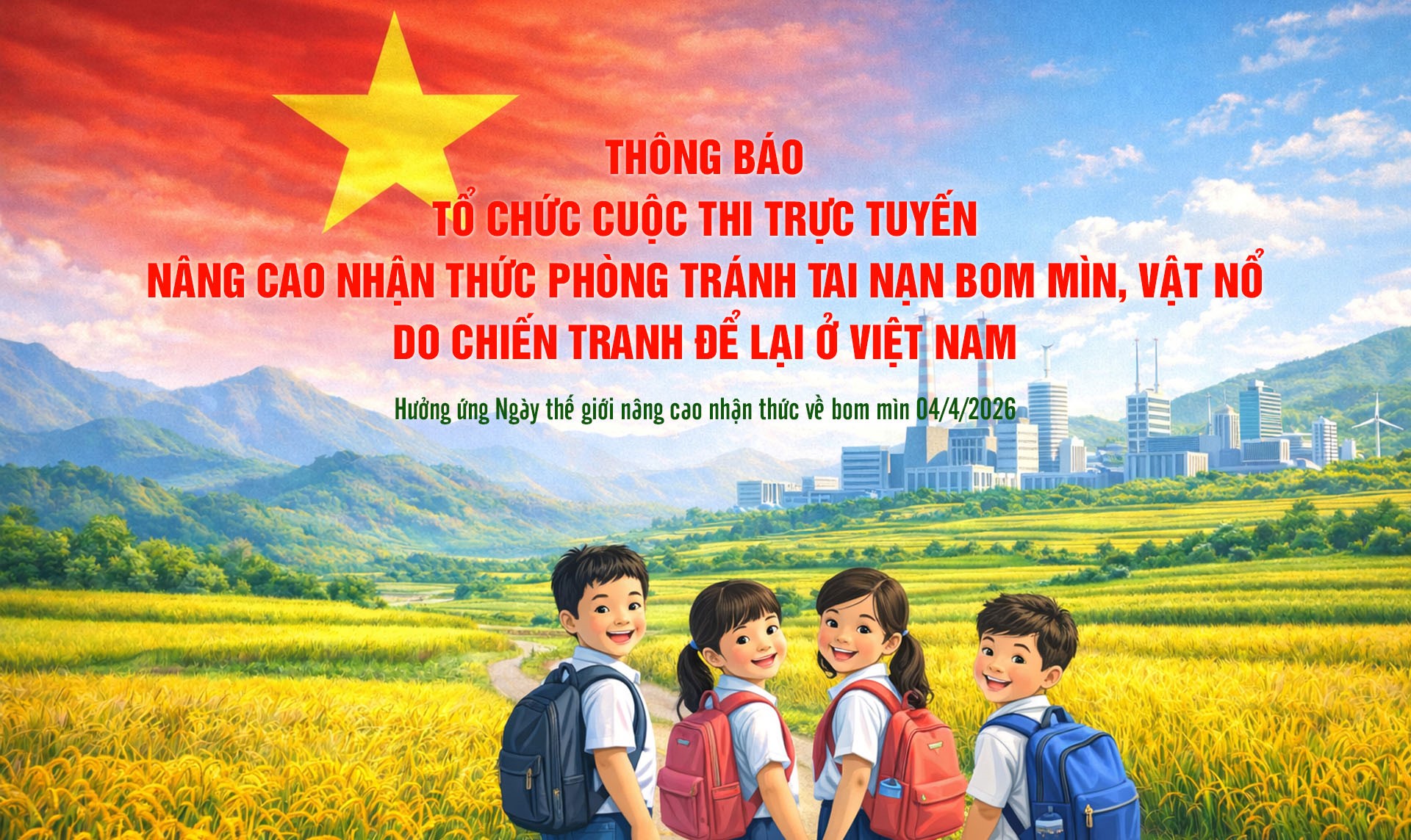 VNMAC phát động cuộc thi trực tuyến nâng cao nhận thức 
phòng tránh tai nạn bom mìn, vật nổ
