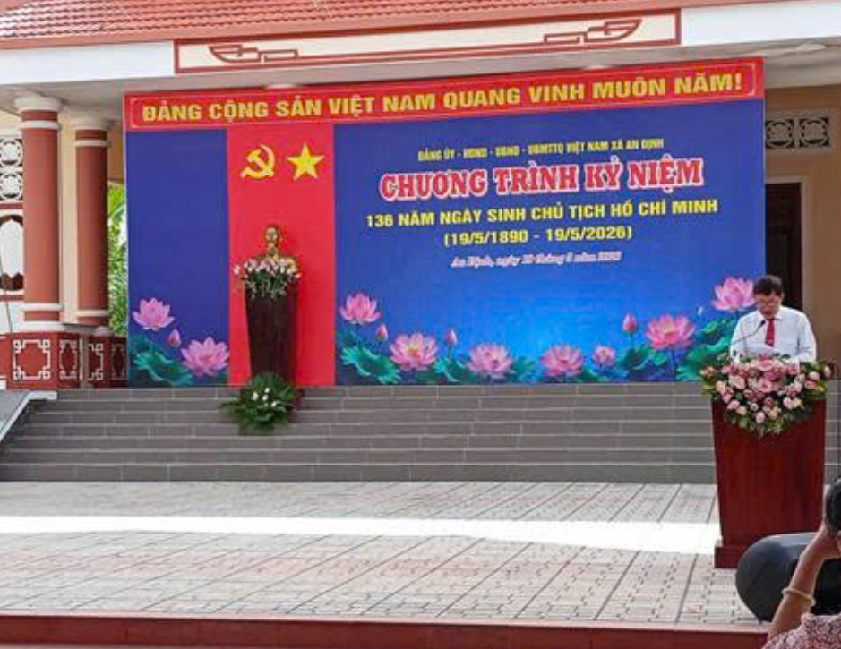 AN ĐỊNH TỔ CHỨC KỶ NIỆM 136 NĂM NGÀY SINH NHẬT BÁC
